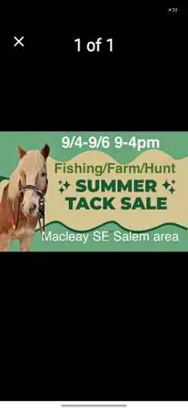 Tack Hunt Fish Farm Sale