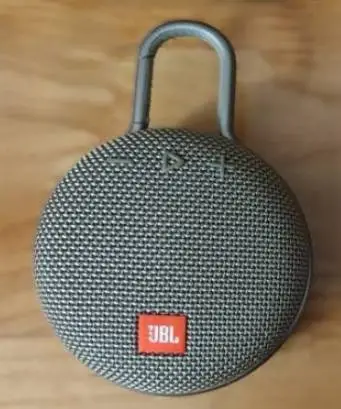 JBL Clip 3 Portable Bluetooth Speaker - Grey
