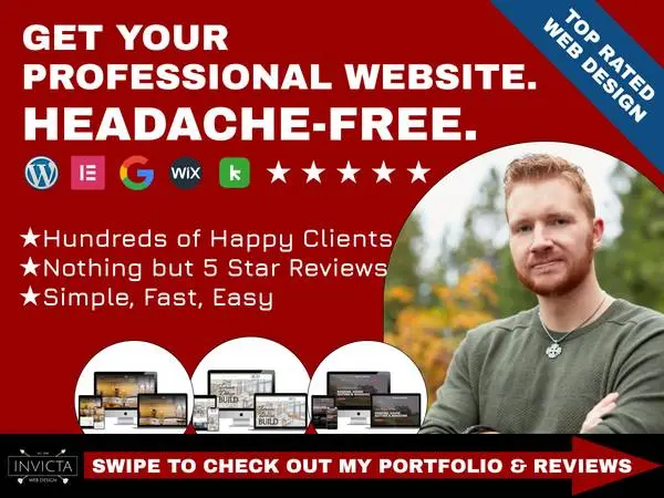 Pro Web Developer - 10/10 Website Design - Check out my Portfolio!