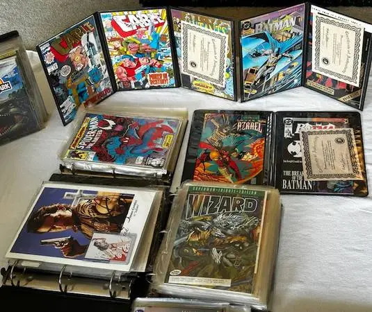 Vintage signed comic book collection