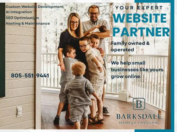 FAMILY OWNED WEB DESIGN 15+ YEARS EXPERIENCE, AI INTEGRATION