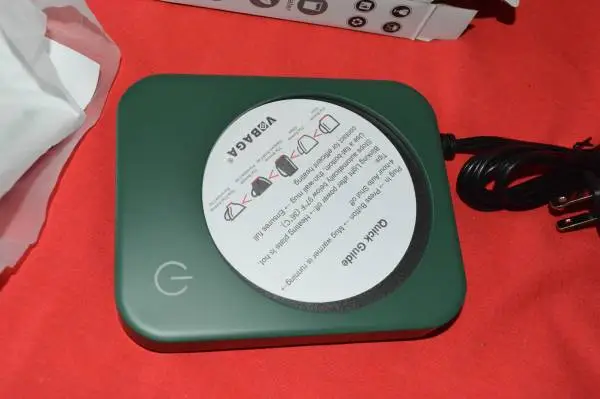 VOBAGA Coffee Mug Warmer Hot Plate Electric Beverage Warmer Green