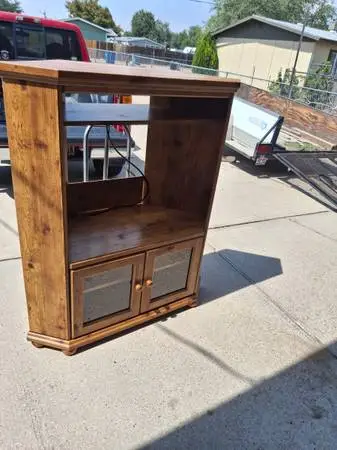 Tv entertainment center.  .