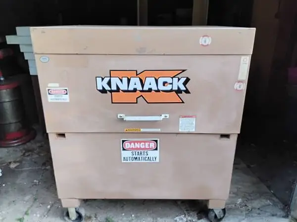 Heavy Duty Knaack Gang Box or Job Box Brand New Locks OEM No Rust Like New