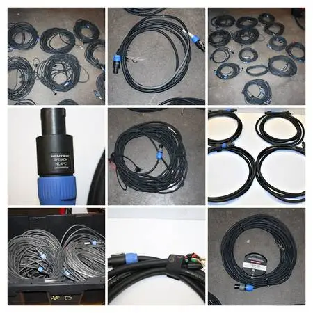 Pro Co Professional High Current Speaker Cables NL4FC to NL4 or TS