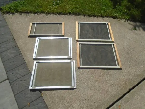 Adjustable Window Screens Lot of 5 Various Sizes