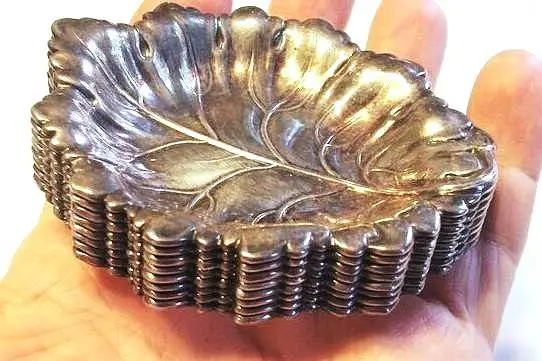 Nut Trays- Barker Ellis plated trays