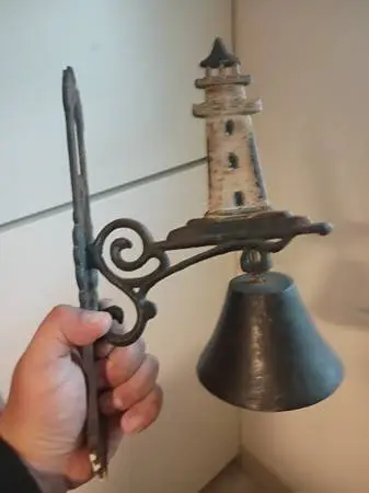Rustic cast iron bell