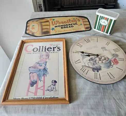 Vintage Looking Kitchen Wall Clock