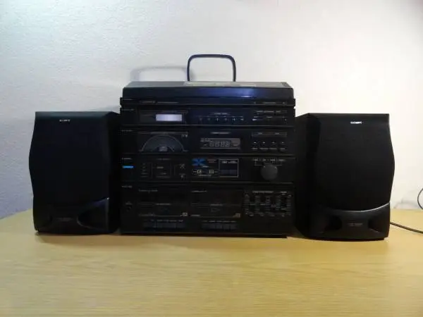 Radio/CD/Dual Cassette with Sony Speakers