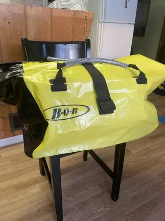 BoB bag, quick release skewer, bungee cord