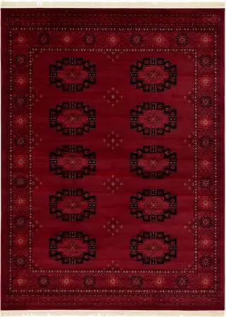 New 9x12’ Red Afghan Style Rug