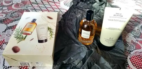 David Beckham Amber Breeze fragrance and shower gel set