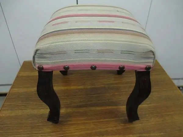 OTTOMAN - SAN MIGUEL STRIPED - REDUCED PRICE