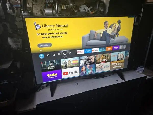 55-inch Amazon Fire-TV 4K Smart TV w\Feet & Remote