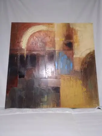 Vintage 1970s Abstract Art