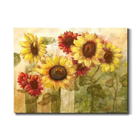 Sunflowers Painting Canvas Picture ART ret $195 NEW 24x32