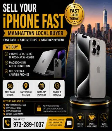 iPhone Buyer Near You – Local Manhattan Cash Offers