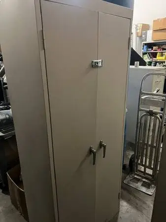 Metal Storage Cabinet.