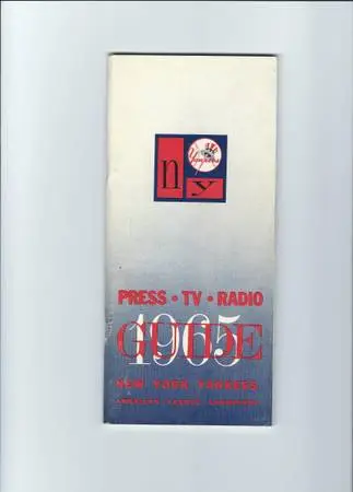 1965 yankees press guide