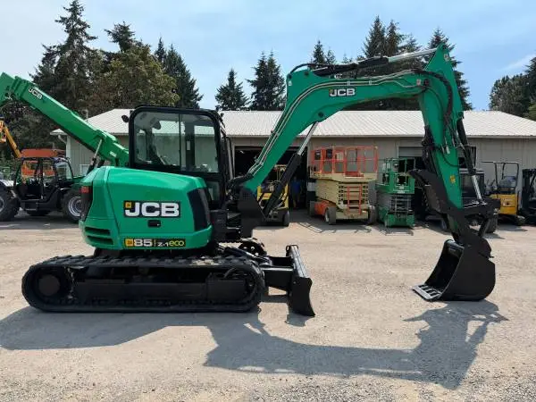 2018 JCB 85Z-1 Mini Excavator - 18K Weight - 2,662 Hours