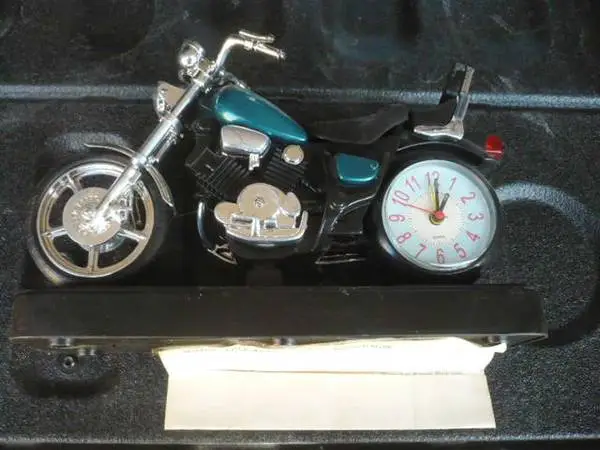 Motor cycle windshield and clocks