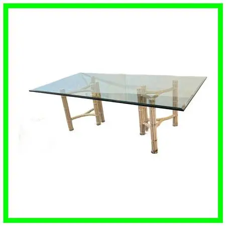 Mcguire Furniture Double Pedestal Dining Table