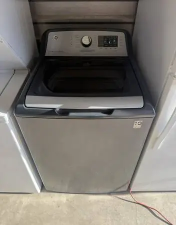Gray GE Washer