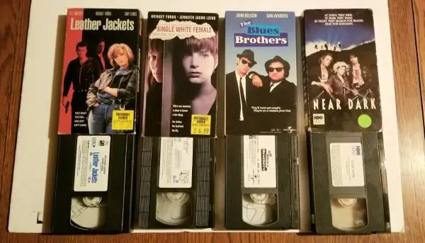 Blues Brothers, Near Dark, Leather Jackets & Single White Female VHS