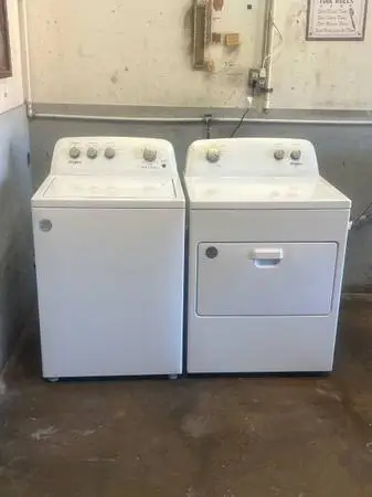 WHIRLPOOL WASHER AND ELECTRIC DRYER
