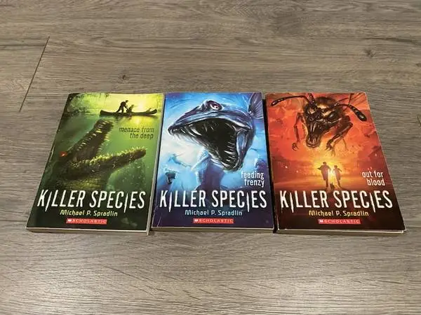 KILLER SPECIES By  Michael P. Spradlin 1-3 PAPERBACK BOOKS