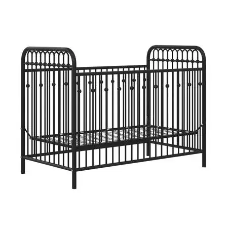 Baby Crib Metal Black   NEW ret $322