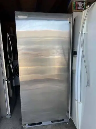 Electrolux stainless steel freezer