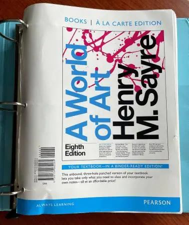 Textbook: A World of Art, Books a la Carte (8th Edition)