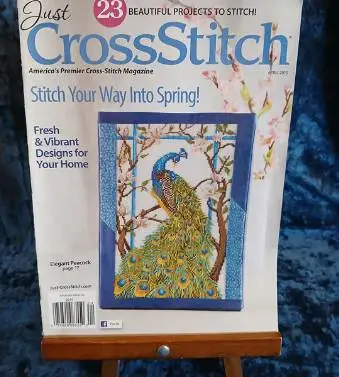 Just CrossStitch - April 2015 - Elegant Peacock