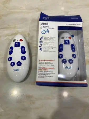 Two Simpl TV Remotes
