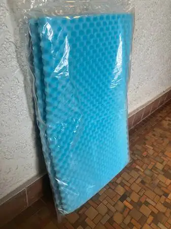 33” Folding Egg Crate Mattress Topper Memory Foam Cushion Top Bed Pad