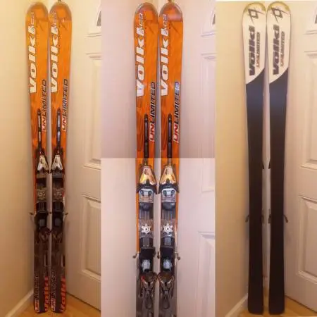 Volkl Unlimited AC3 177cm all mountain skis + Marker RT Bindings