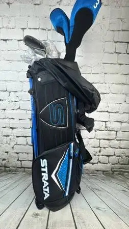 NEW Callaway Strata RH Mens 12-Piece Complete Golf Clubs Set, Grap