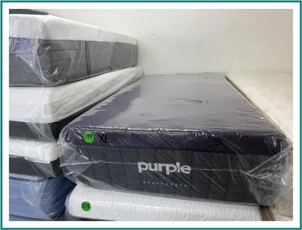 TWIN XL PURPLE REJUVENATE MATTRESS & BOX SPRING BED SET