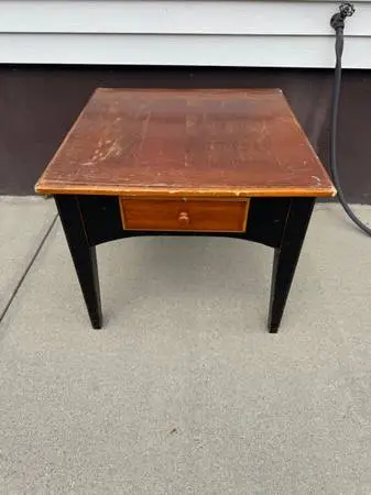 Household Wooden Table With Drawer