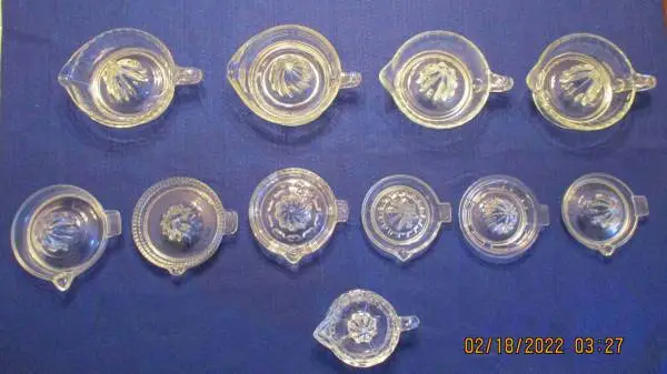 Antique Glass Juicers