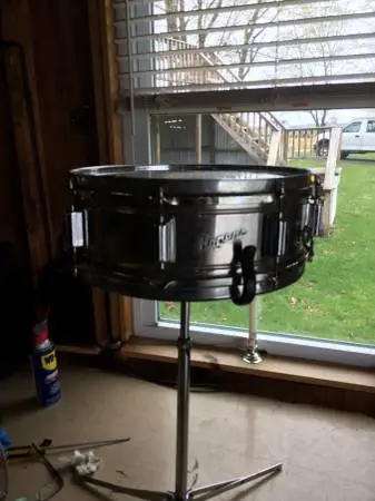 Rodgers Chrome Snare Drum S/N 24897 (1964)