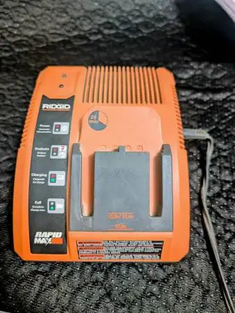 Genuine Ridgid Rapid Max 12V / 14.4V / 18V Battery Charger Only