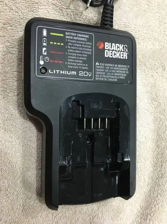Genuine Black & Decker 20V Volt LCS20 Lithium-Ion Battery Charger