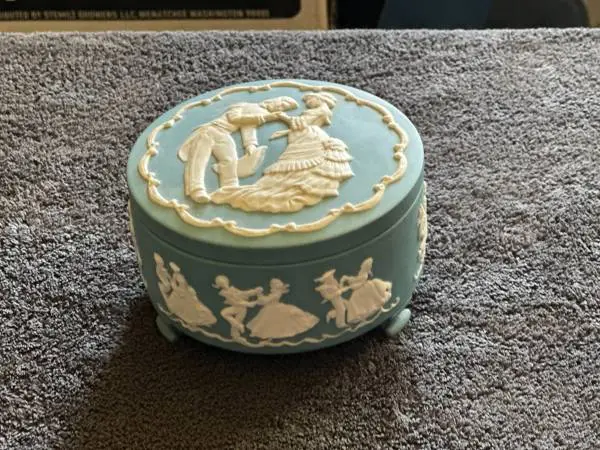 Vintage 1978 “HMS Pinafore Centennial Music Box”, Franklin Porcelain