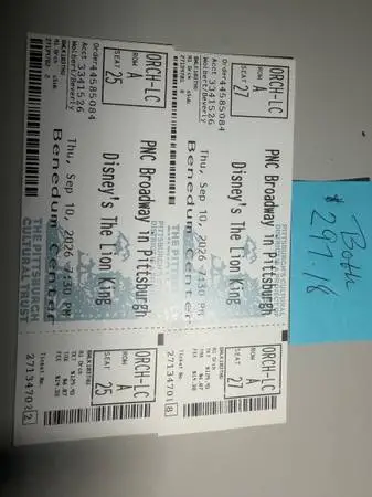 Lion king at bendemin theatre