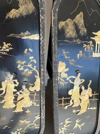 China wood pear art