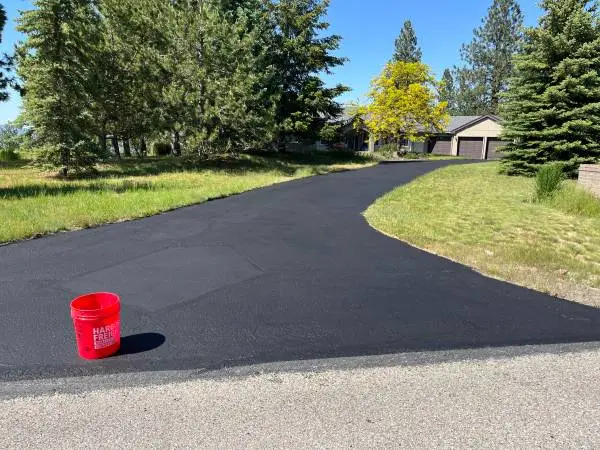 Driveway seal coating