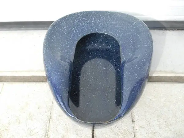 Vintage porcelain coated steel bed pans